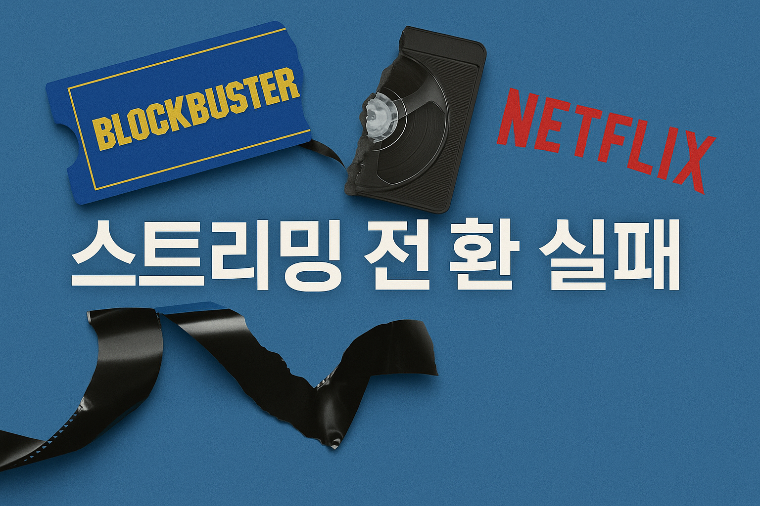 비디오 대여 제국의 몰락 📼 블록버스터가 넷플릭스에 패한 이유