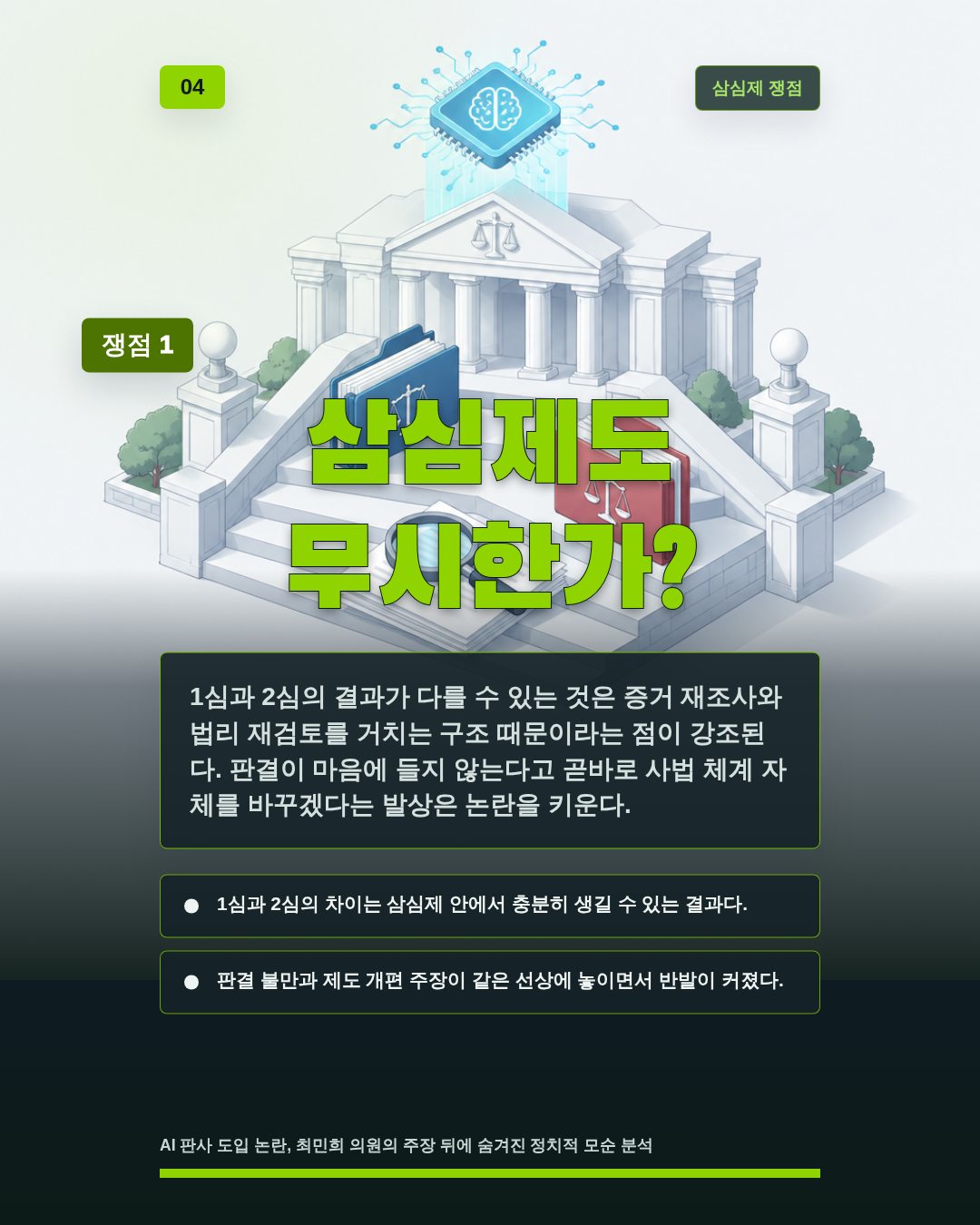 삼심제도 무시한가?