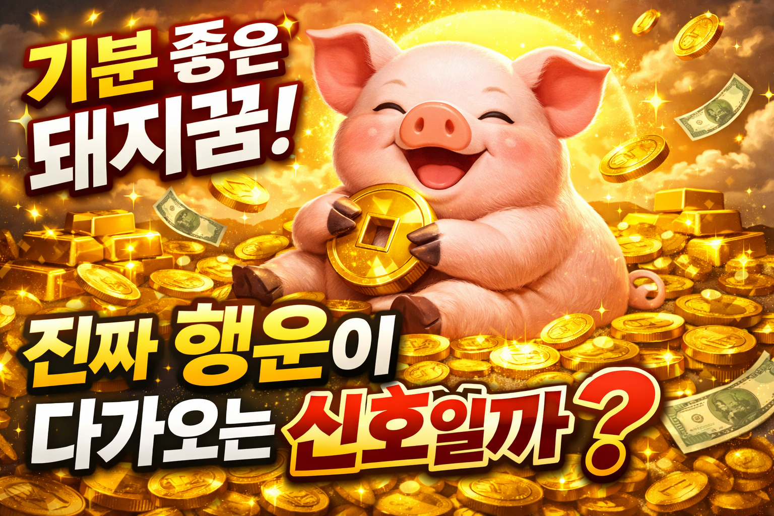 기분 좋은 돼지꿈