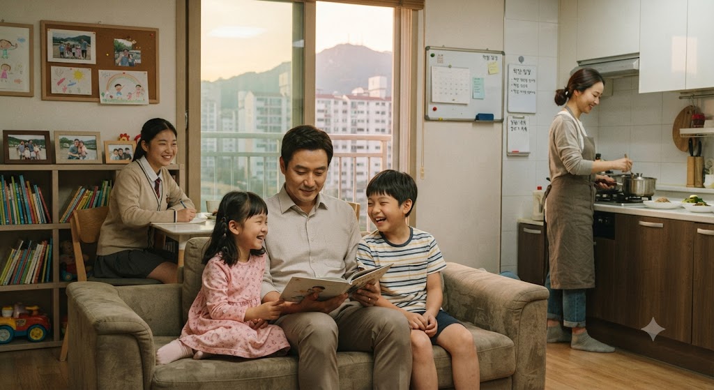 부양자녀 3명의 가족