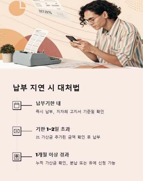 납부 지연 시 대처법