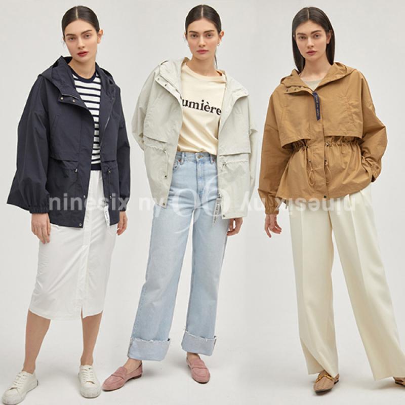 나인식스뉴욕 NC 숏 후드 윈드브레이커 1종