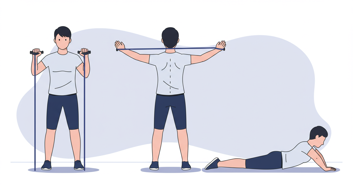 견갑 안정화&amp;#44; 자세 교정