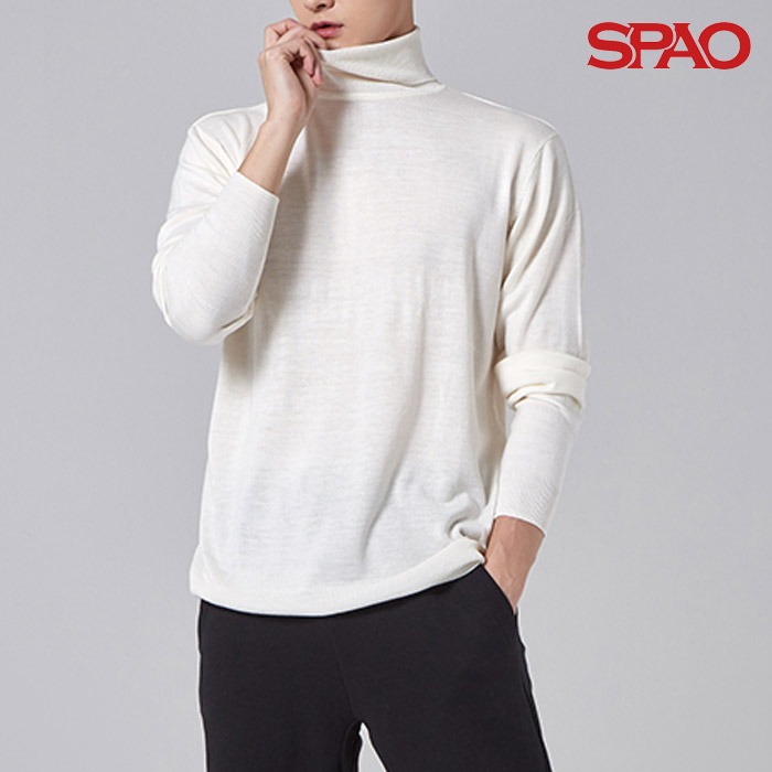 스파오 남성 베이직 터틀넥