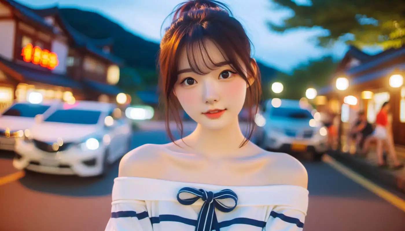 대만-가오슝-맛집을-알아보고-여행하는-여성의-모습