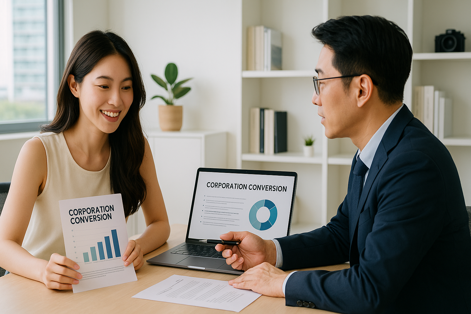 세무사와 법인전환 관련 상담