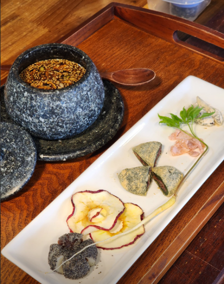 오늘N 한국식아포가토 한방홍시 단지금귤무스케이크 흑임자크림라떼 과일팬케이크 카페 충북 제천 카페1929 커피한잔할래요