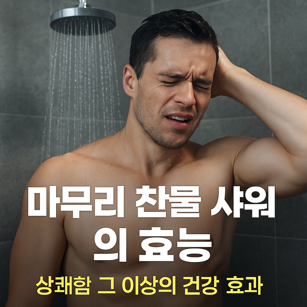 마무리 찬물 샤워의 효능 썸네일