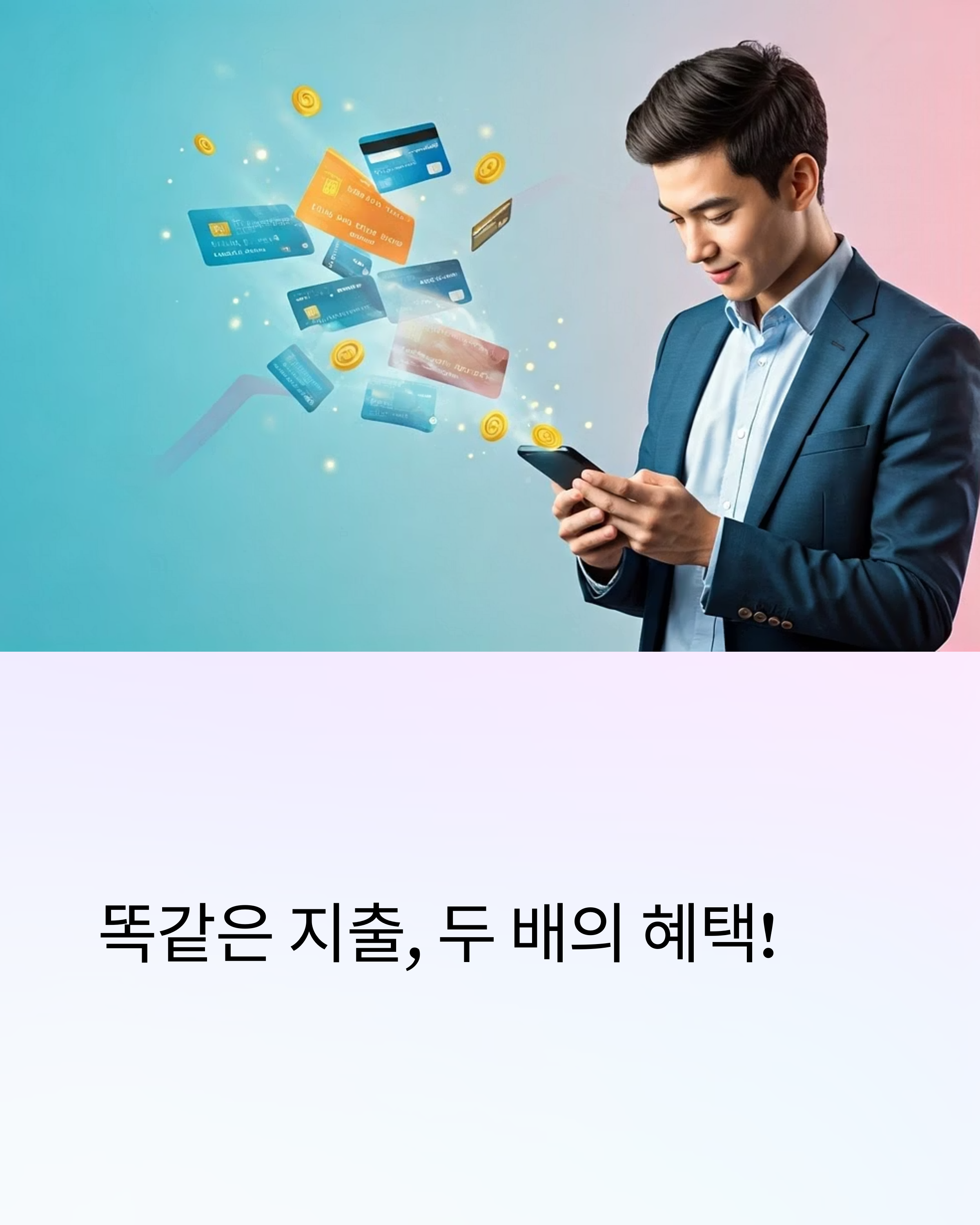 체크카드 똑같은 지출 두배의 혜택