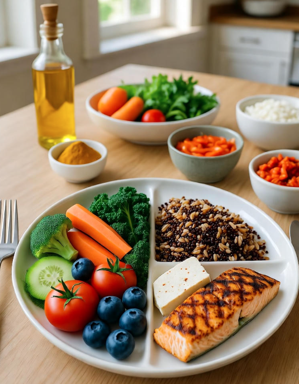 균형 잡힌 식단 관련 사진