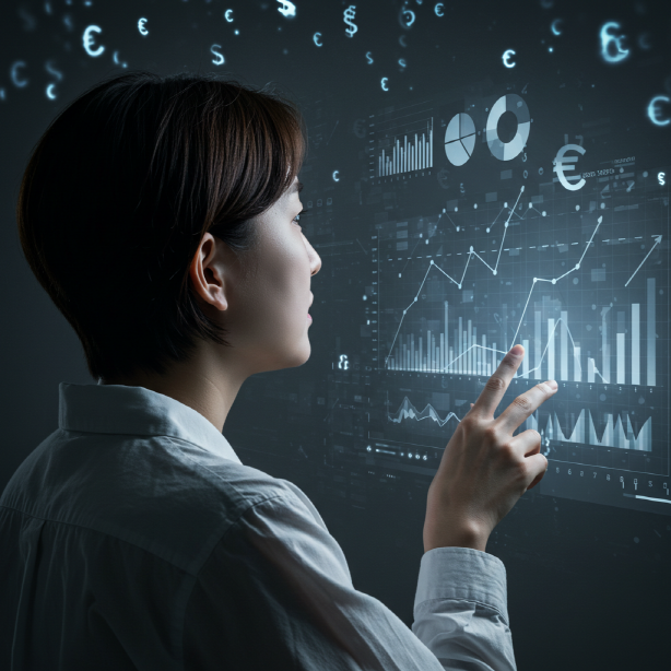 이재명 국민펀드 개념을 나타내는 투명한 정치 이미지