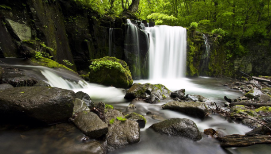 지리산계곡 피아골 물흐르는 모습