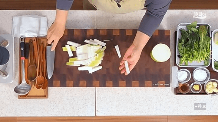 동치미 담그는법-무썰기