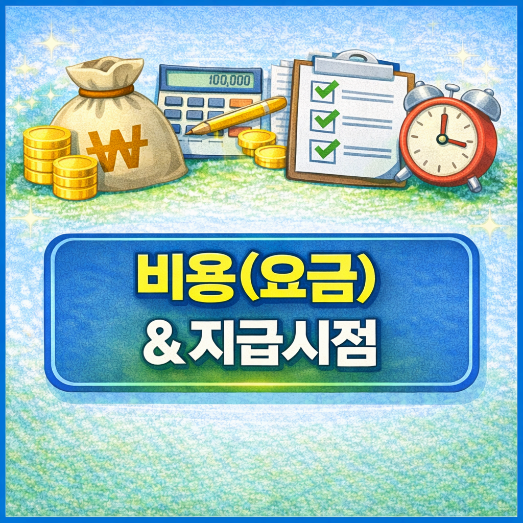 비용(요금) &amp; 지급시점