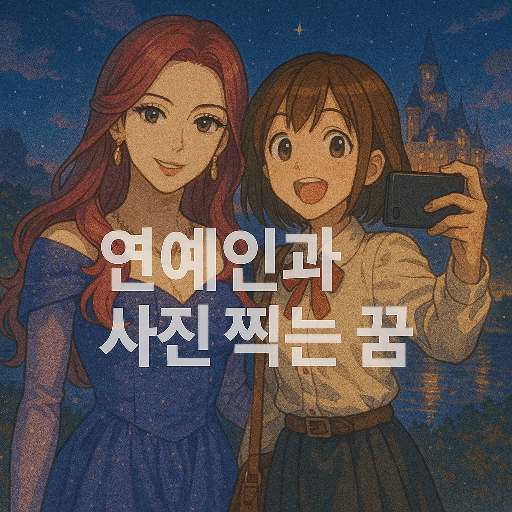 연예인과 사진 찍는 꿈