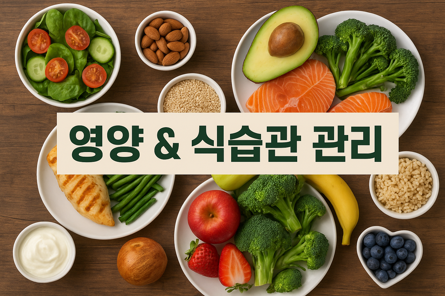 중년건강의 핵심, 영양 & 식습관 관리