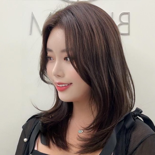 애쉬브라운, 레이어드컷 관련 이미지