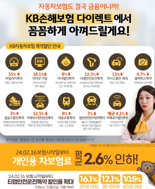 다이렉트 자동차보험 비교