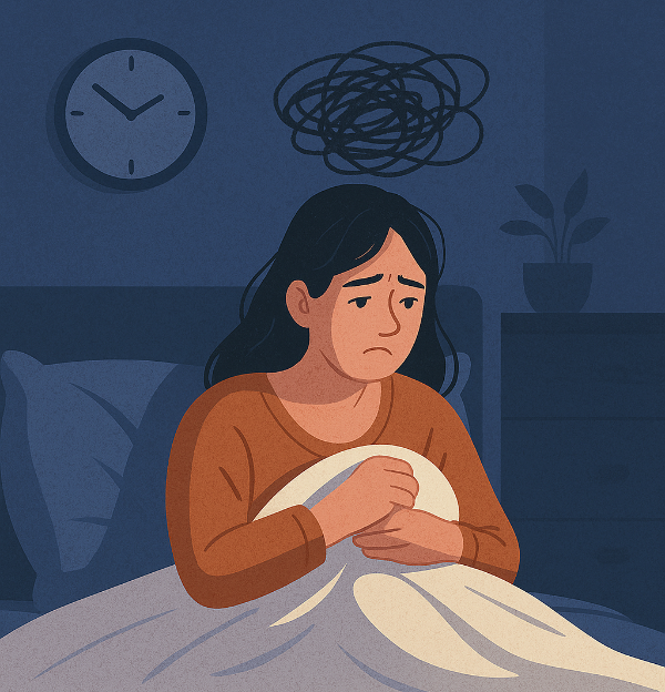 불면증 관련 일러스트