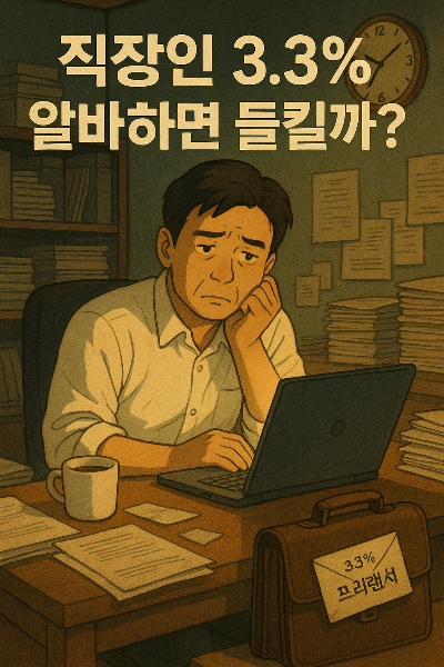 겸업금지 회사 다니는 직장인, 3.3% 알바하면 들킬까?