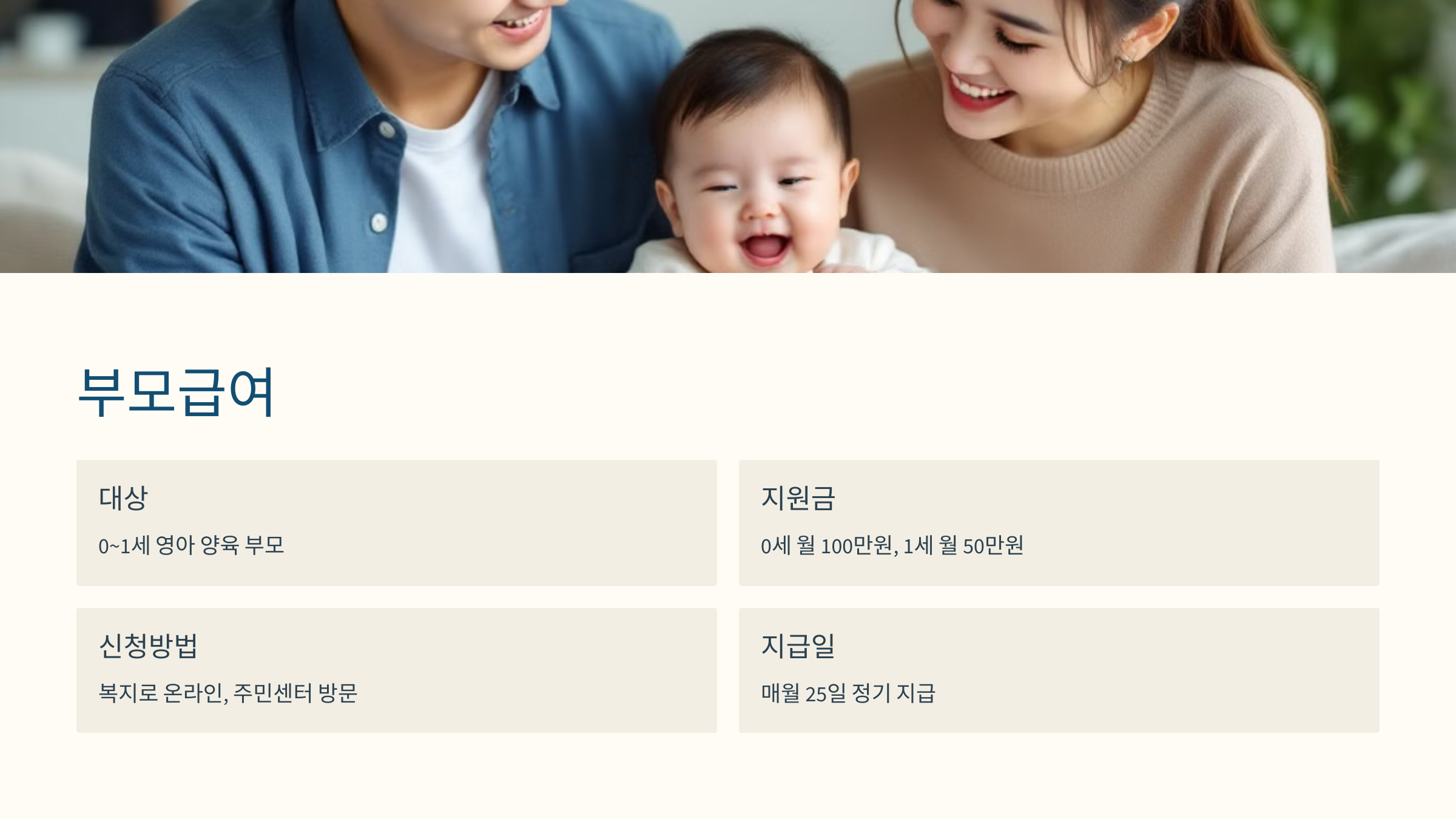 부모급여