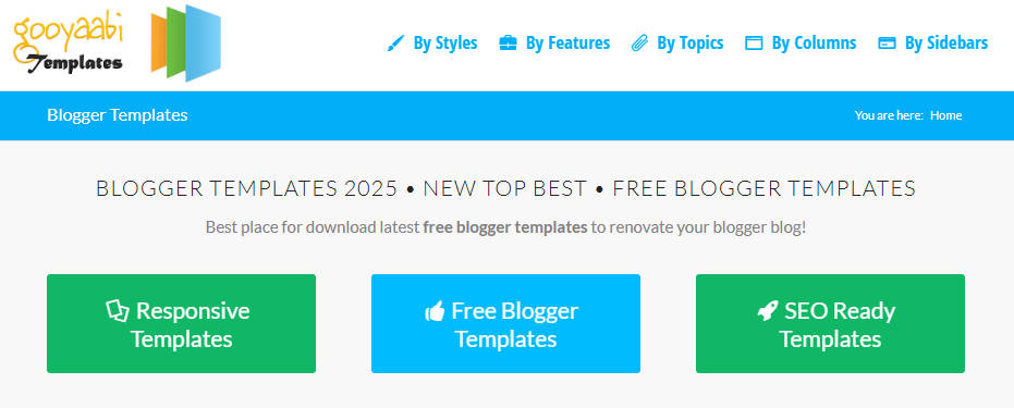 구글 블로그스팟 최적화 무료 테마