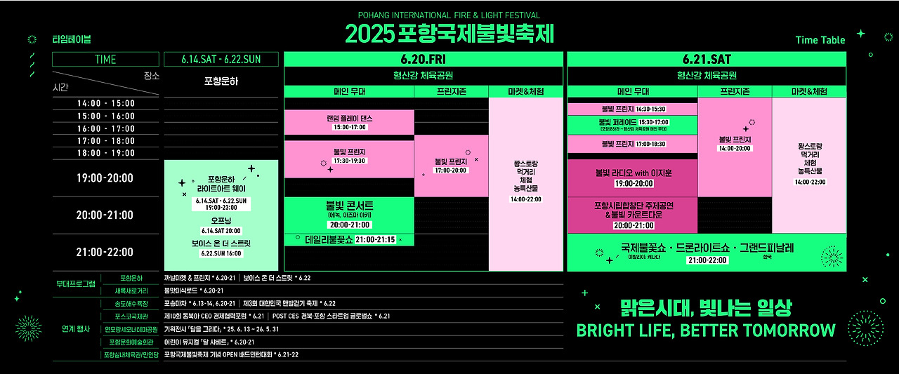 2025 포항불꽃축제 프로그램