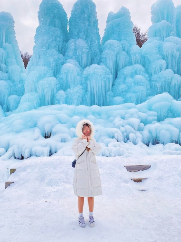 설연휴 국내 여행지 추천 - 청양 알프스마을 얼음분수축제