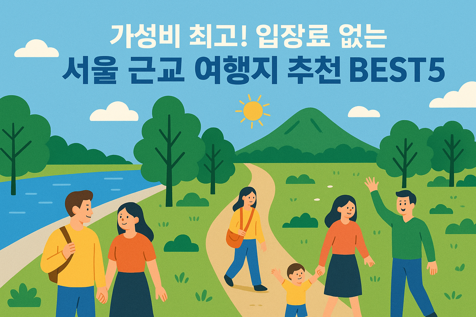 가성비 최고! 입장료 없는 서울 근교 여행지 추천 BEST5