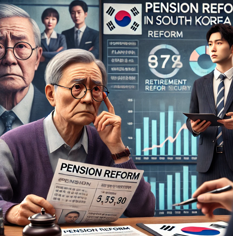 국민연금 개편 관련 이미지
