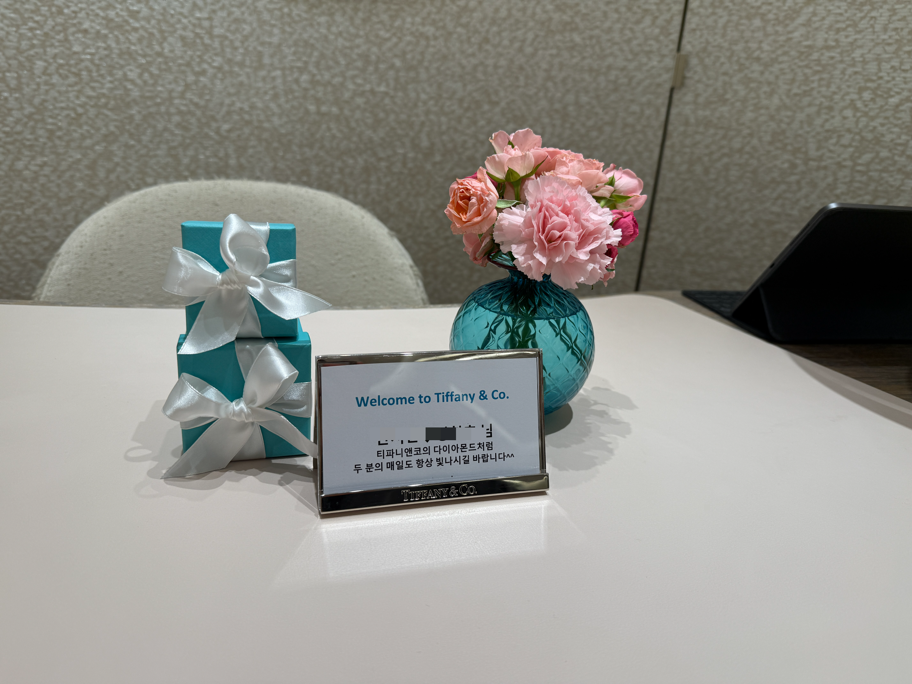 티파니앤코 티원링 웨딩밴드 영등포 신세계 방문 구매후기