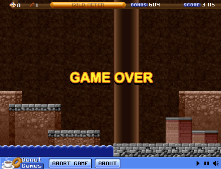 골드-마이너-조-플래시게임-종료-화면