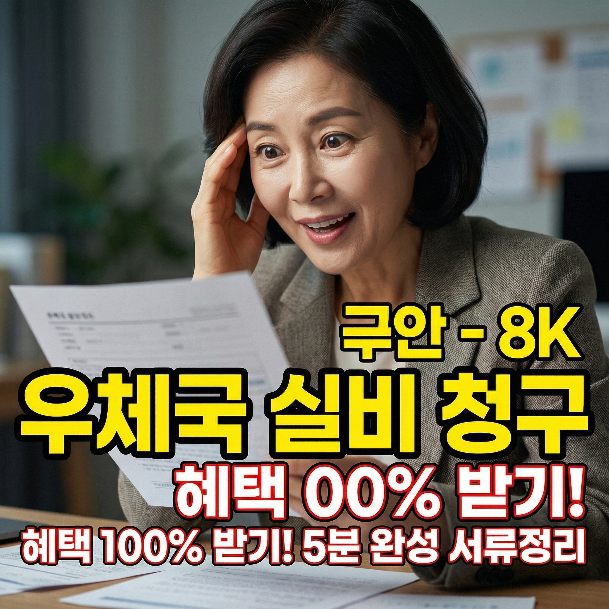 체국 보험 실비 청구서류 알아보기