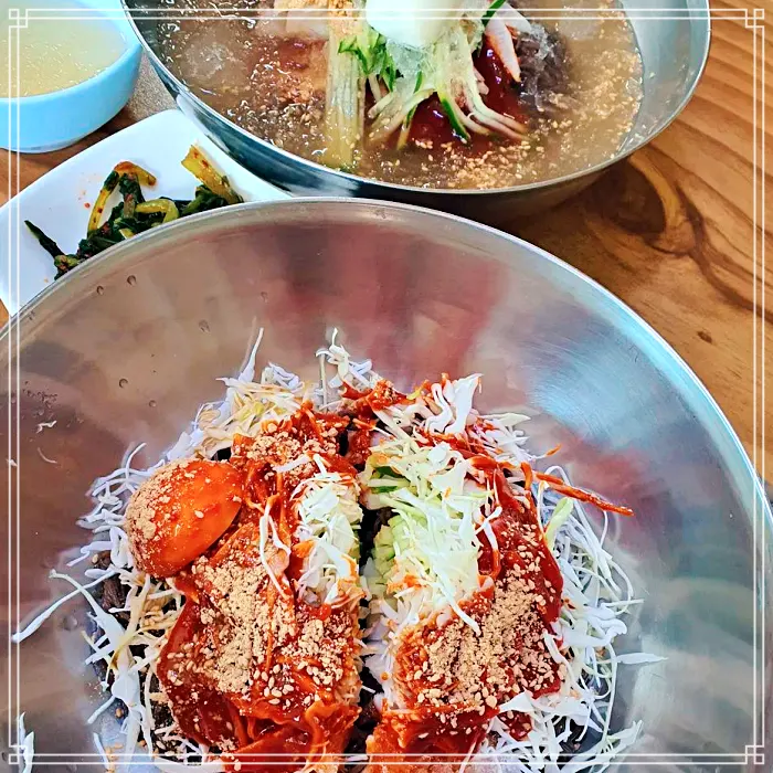 인천 화평동 맛집 수박냉면, 세숫대야 냉면