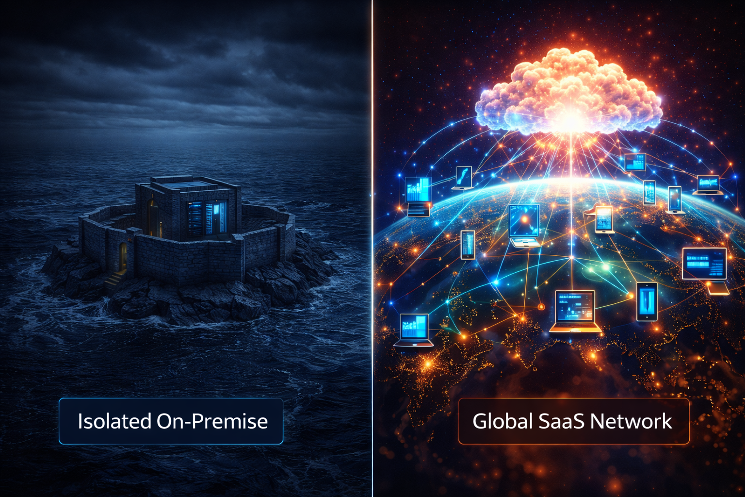 설치형 앱과 SaaS 클라우드, 도대체 무엇이 다른가? 관련 이미지