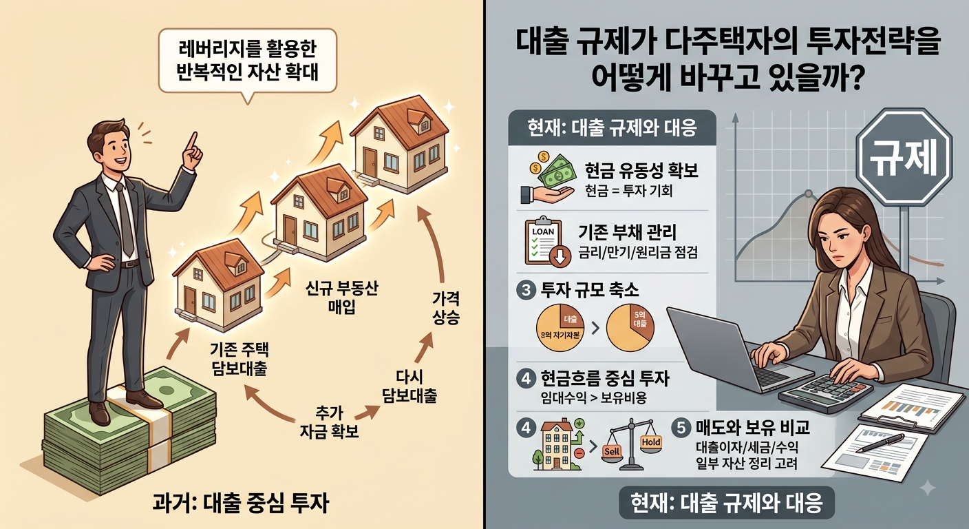 대출 규제가 다주택자의 투자전략을 어떻게 바꾸고 있을까?