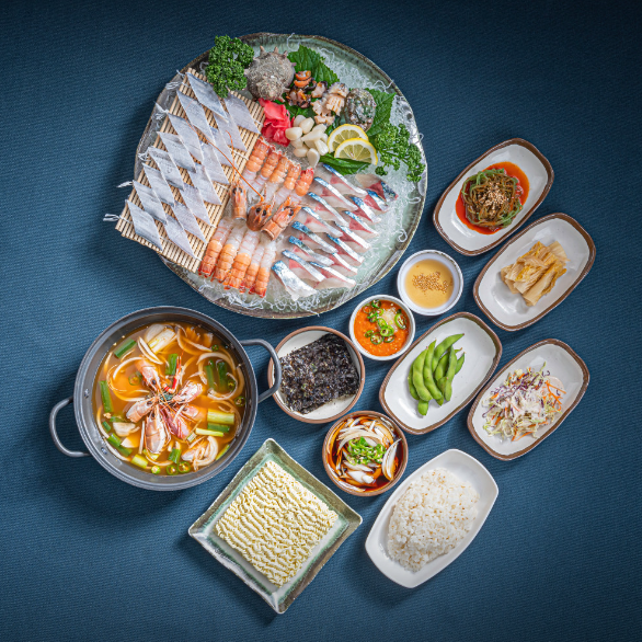 함덕 해수욕장 맛집 " 뜰채횟집 제주함덕점 " 음식 사진