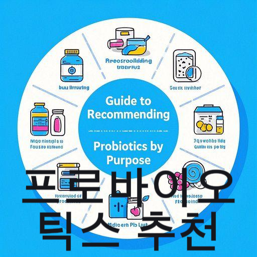 프로바이오틱스 추천: 장 건강부터 면역력까지 완벽 가이드
