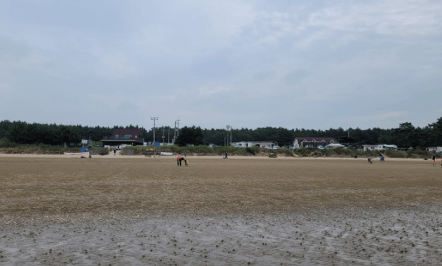 물빠진-달산포해수욕장