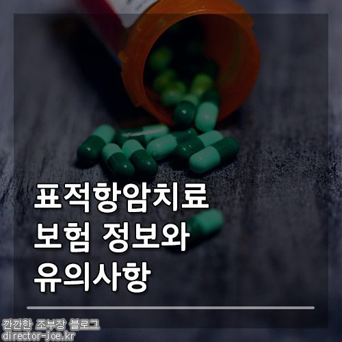 표적항암치료 보험 정보와 유의사항