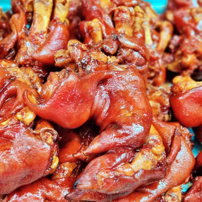 6시내고향 구미 새마을중앙시장 전국 택배 주문 무침 족발 양념족발 맛집