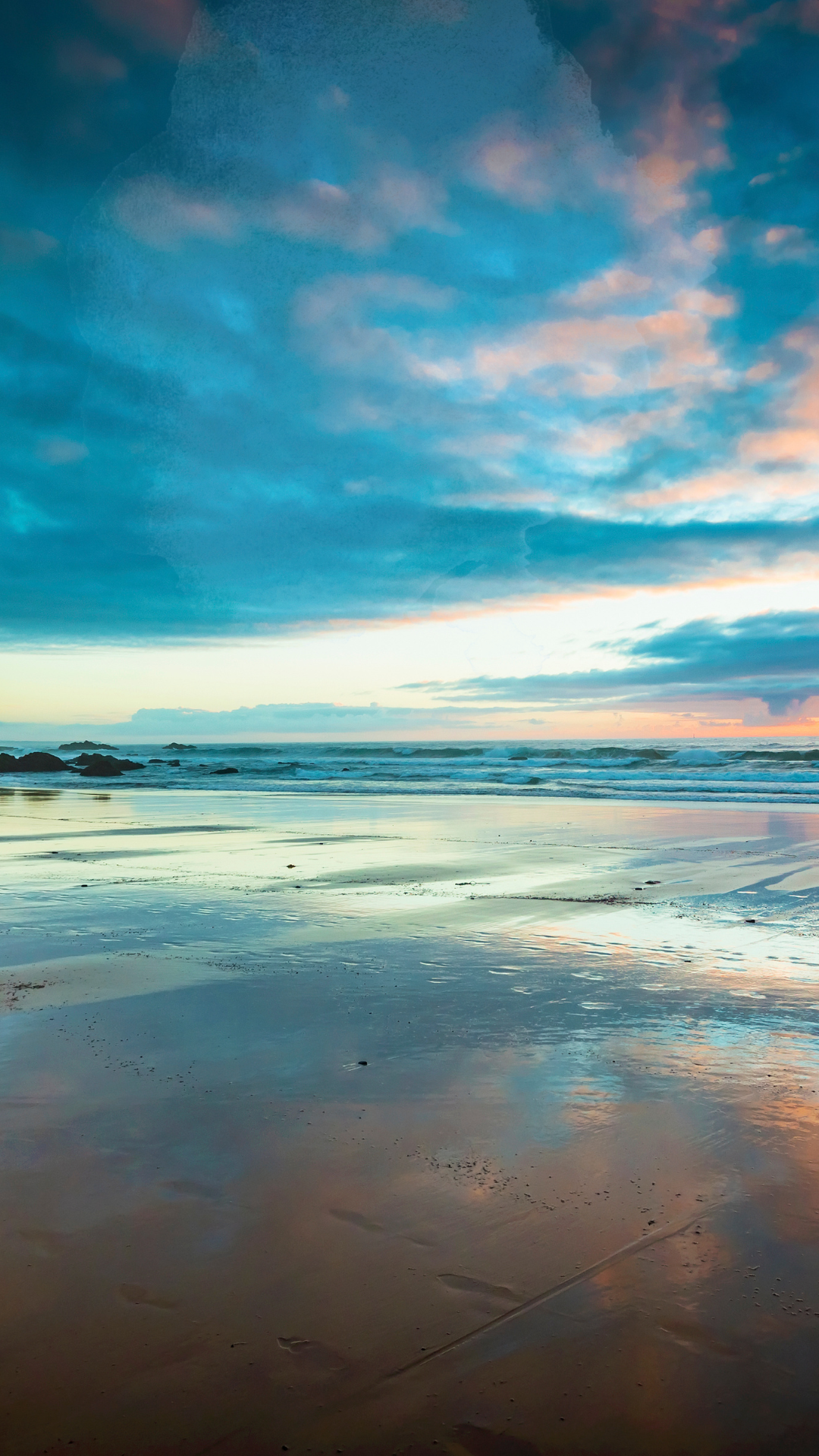 저녁노을 스마트폰 배경화면 이미지 사진