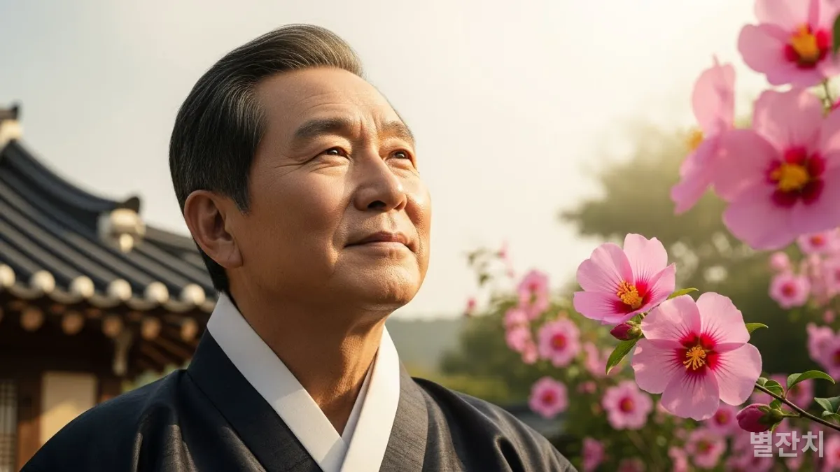 조국의 미래를 염원하는 김구 선생