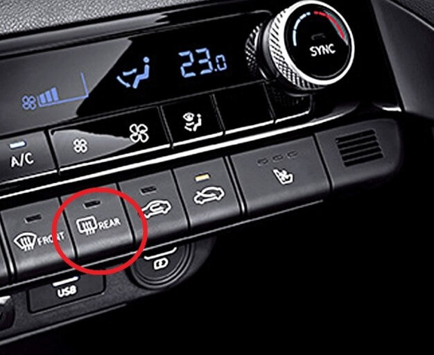 장마철 유용한 REAR 버튼