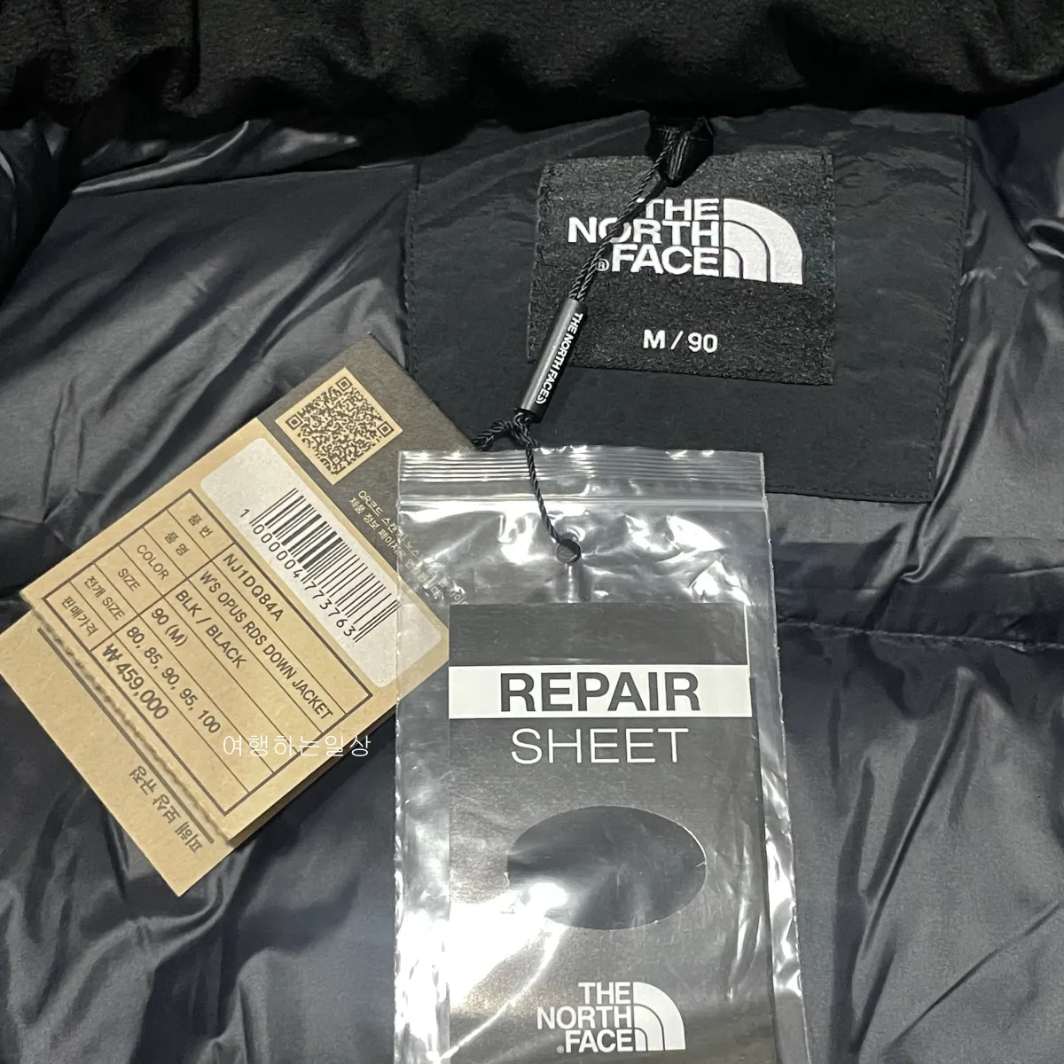 가볍고-따뜻한-패딩-추천-노스페이스-오푸스-RDS-패딩-블랙-후기-사진