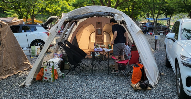 용천토리오토캠핑장 사이트