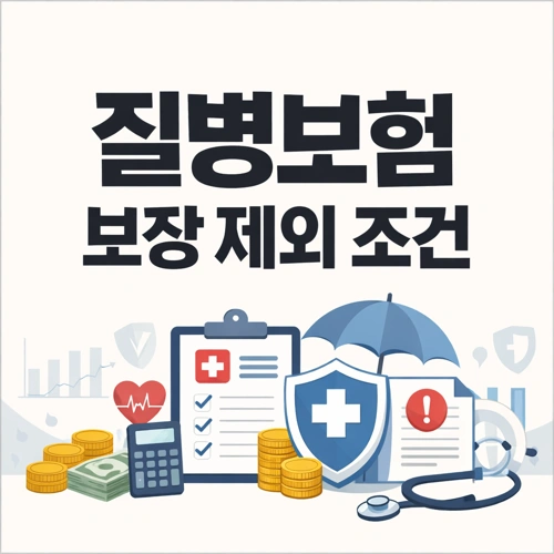 질병보험 보장 제외 조건 썸네일