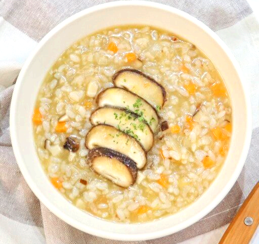 암환자에게 좋은 음식 - 버섯 죽