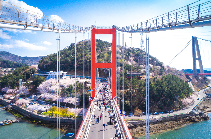 꽃피는 남해 벚꽃축제 기간