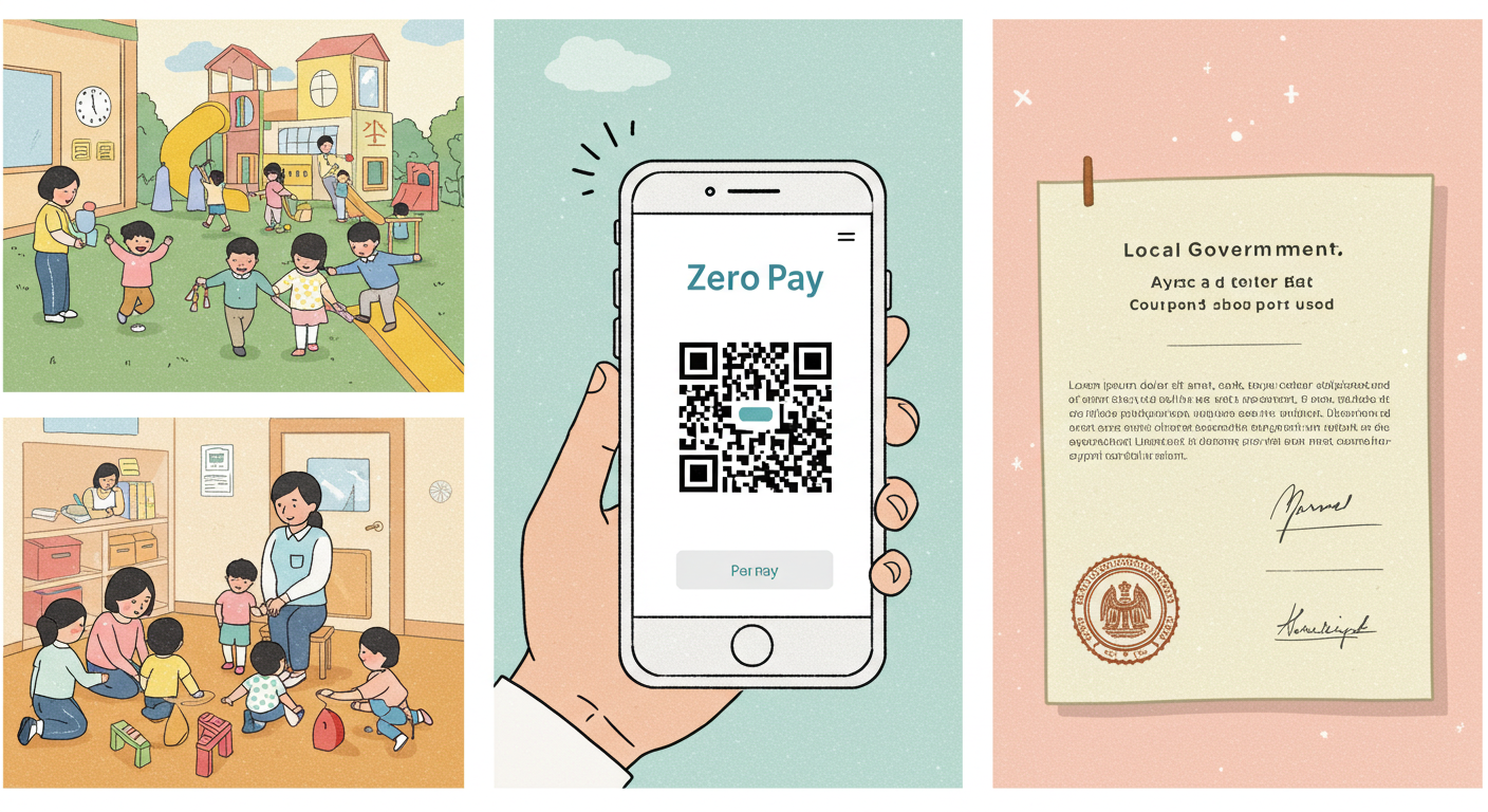 일부 지자체에서 예외적으로 인정된 어린이집 소비쿠폰 사용 사례